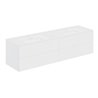 Mueble 4 cajones con lavabo de 2 senos 200,5cm Mood COSMIC