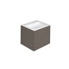Mueble 2 cajones con lavabo 60cm acabado mate Block COSMIC