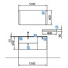 Mueble 1200/D blanco mate UNIIQ SALGAR