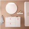 Mueble 900/D blanco mate UNIIQ SALGAR