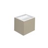 Mueble 2 cajones con lavabo 60cm acabado brillo Block COSMIC
