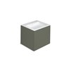 Mueble 2 cajones con lavabo 60cm acabado brillo Block COSMIC