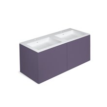 Mueble 4 cajones con lavabo de 2 senos 120cm...