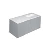 Mueble 4 cajones con lavabo derecha 120cm acabado mate Block COSMIC