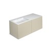 Mueble 4 cajones con lavabo izquierda 120cm acabado mate Block COSMIC