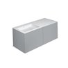 Mueble 4 cajones con lavabo izquierda 120cm acabado mate Block COSMIC