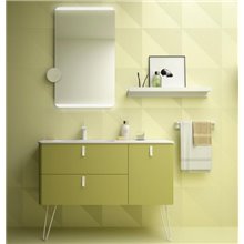 Mueble 1200/D verde ácido con patas UNIIQ SALGAR