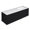 Mueble 4 cajones con lavabo derecha 160cm acabado brillo Block COSMIC