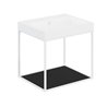 Mueble con estante fijo y lavabo mate 60cm The grid evo COSMIC