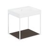 Mueble con estante fijo y lavabo mate 60cm The grid evo COSMIC