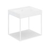 Mueble con estante fijo y lavabo mate 60cm The grid evo COSMIC