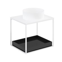 Conjunto de mueble con lavabo redondo y estante deslizante 60 cm The Grid Evo Cosmic
