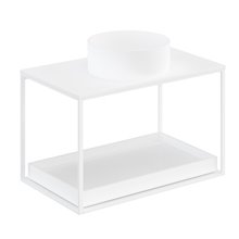 Conjunto de mueble con lavabo redondo y estante deslizante 80 cm The Grid Evo Cosmic