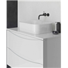 Mueble de ba&ntilde;o con lavabo cer&aacute;mico sobre encimera 70cm Love Royo