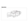 Mueble 120/140cm con Lavabo sobre encimera Fineceramic Beyond Roca
