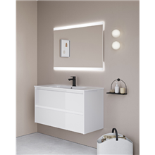 Mueble de baño con lavabo gel coat 100cm Alfa Royo
