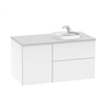 Mueble 100cm con Lavabo encastrado Fineceramic Beyond Roca