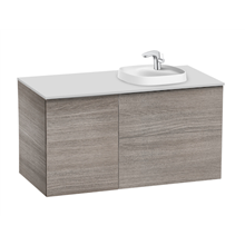 Mueble 100cm con Lavabo encastrado Fineceramic Beyond Roca
