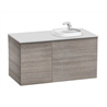 Mueble 100cm con Lavabo encastrado Fineceramic Beyond Roca