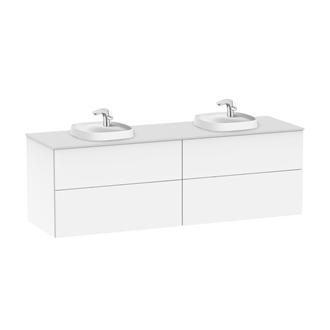 Mueble 160cm con Lavabo encastrado Fineceramic Beyond Roca