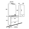 Mueble 81cm Roble Eternity Almagro SALGAR