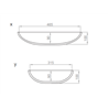 Lavabo Neo curvo Resigres