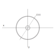 Lavabo Crono curvo Resigres