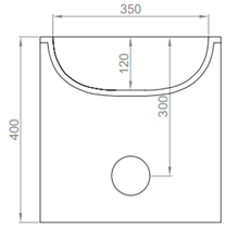 Lavabo Crono H40 Resigres