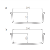 Lavabo Ares h40 Resigres