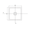 Lavabo Ares h90 Resigres