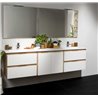 Mueble Life 4 cajones con m&oacute;dulo central 2 LAVABOS B10