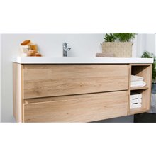Mueble Life 2 cajones + módulo sin lavabo B10