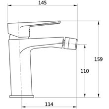 Grifo de bidet serie Astoria Llavisan