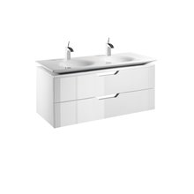 Mueble 120cm blanco y lavabo Kalahari Roca