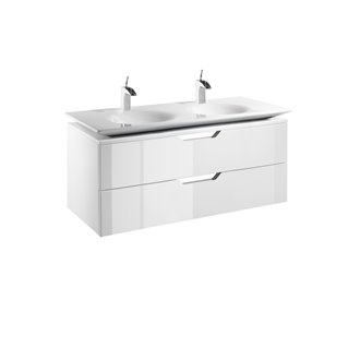 Mueble 120cm blanco y lavabo Kalahari Roca