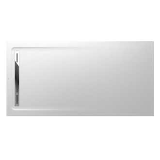 Plato de ducha 200x100cm blanco Aquos Roca