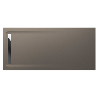 Plato de ducha 200x90cm moka Aquos Roca