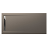 Plato de ducha 200x90cm moka Aquos Roca