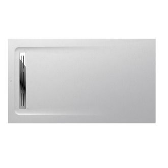 Plato de ducha 140x90cm blanco Aquos Roca