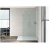 Plato de ducha 140x90cm blanco Aquos Roca