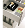 Mueble de ba&ntilde;o 4 cajones con lavabo cer&aacute;mico 2 senos 120cm Vitale Royo