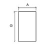 Mueble 60+40 cm 2 cajones SALGAR FUSSION LINE