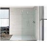 Plato de ducha 180x100cm blanco Aquos Roca