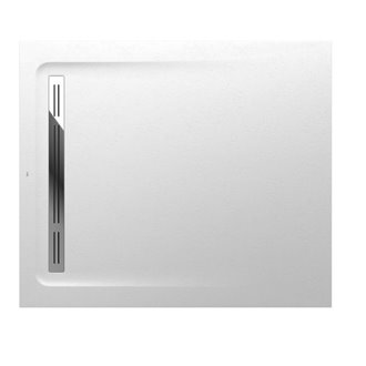 Plato de ducha 100x90cm blanco Aquos Roca