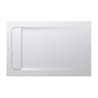 Plato de ducha 100x70cm blanco Aquos Roca