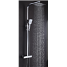 Conjunto de ducha termoest&aacute;tico cuadrado EXTRAPLANO - OXEN