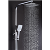 Conjunto de ducha termoest&aacute;tico cuadrado EXTRAPLANO - OXEN