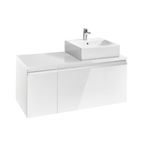 Mueble 110cm blanco brillo Heima Roca