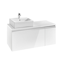 Mueble 110cm blanco brillo Heima Roca
