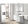 Pack mueble 90 cm blanco brillo Heima Roca